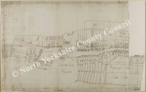 Historic map of Sutton on the Forest